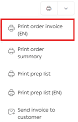 Customize store invoices | Invoice editor