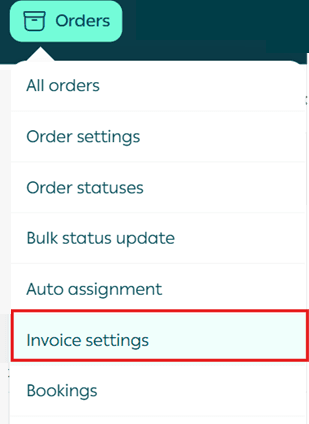 Customize store invoices | Invoice editor